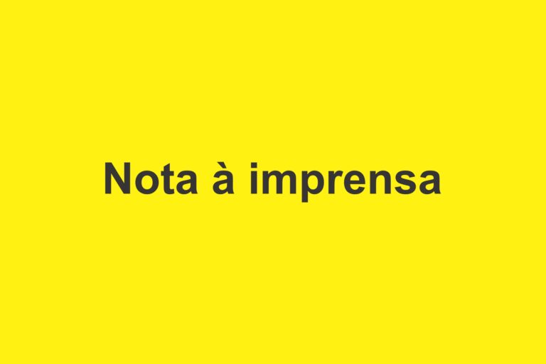 Nota à imprensa