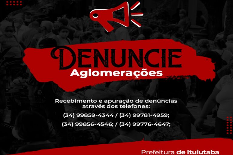Denuncie Aglomerações