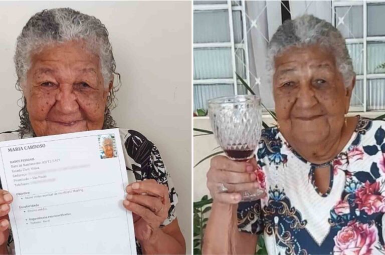 Idosa de 101 anos que viralizou na web por entregar currículo começa trabalho de ‘influencer’