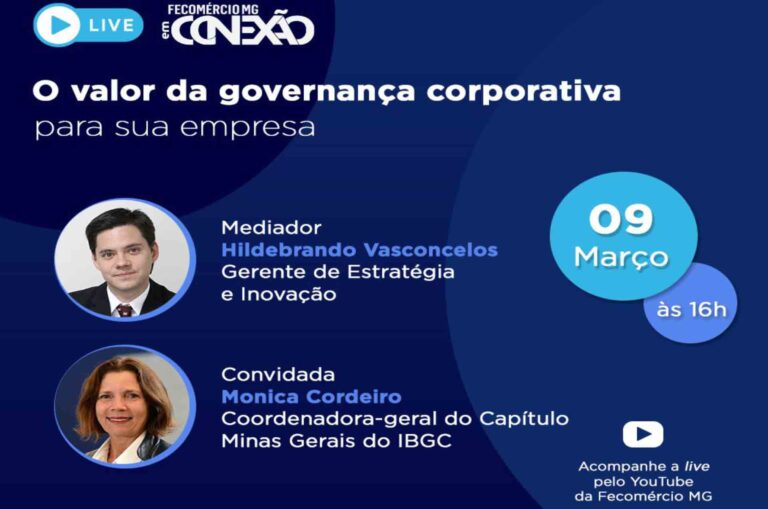 Fecomércio em Conexão promove live sobre governança corporativa