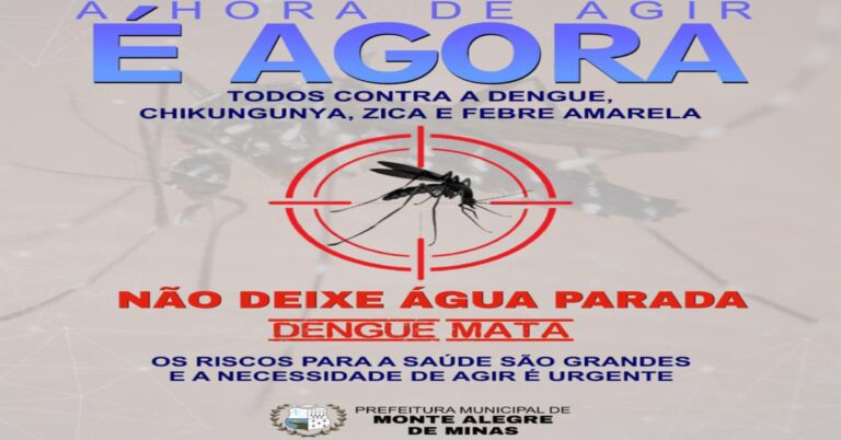 Em Monte Alegre de Minas os cuidados com a Dengue continuam
