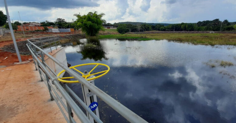 Obra do Lago avança com represamento e construção da Lanchonete
