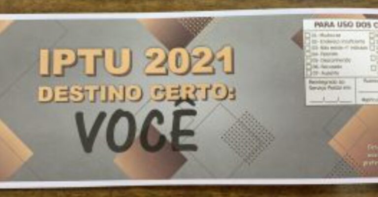 Ituiutaba – IPTU com desconto de 20% poderá ser pago até junho