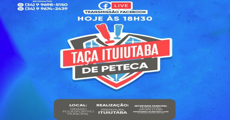 Taça Ituiutaba de Peteca teve início na última segunda-feira (17)