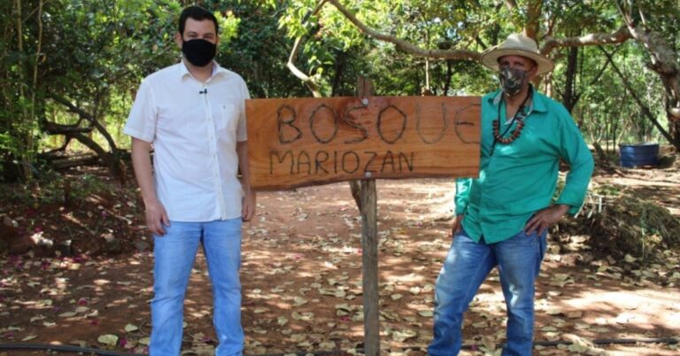 Secretaria de Meio Ambiente homenageia personalidade santa-vitoriense com nome no Bosque
