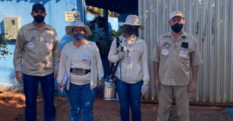 Agentes de Combate às Endemias intensificam controle da dengue no distrito de Chaveslândia