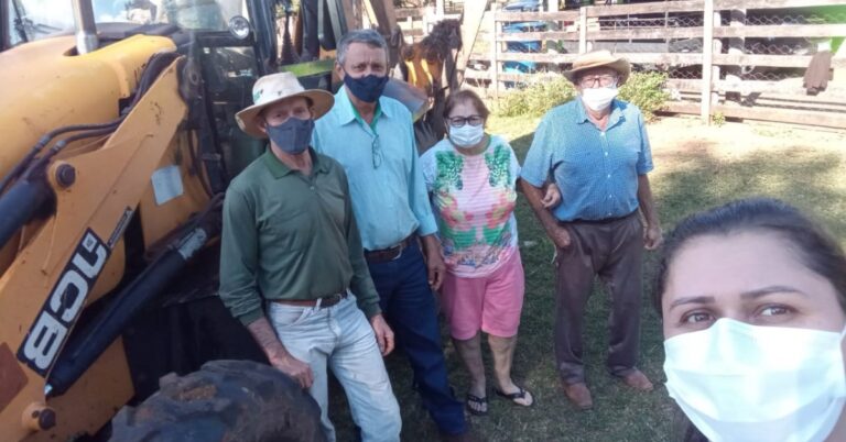 Temeroso e Rancho Alegre recebem equipes da Prefeitura