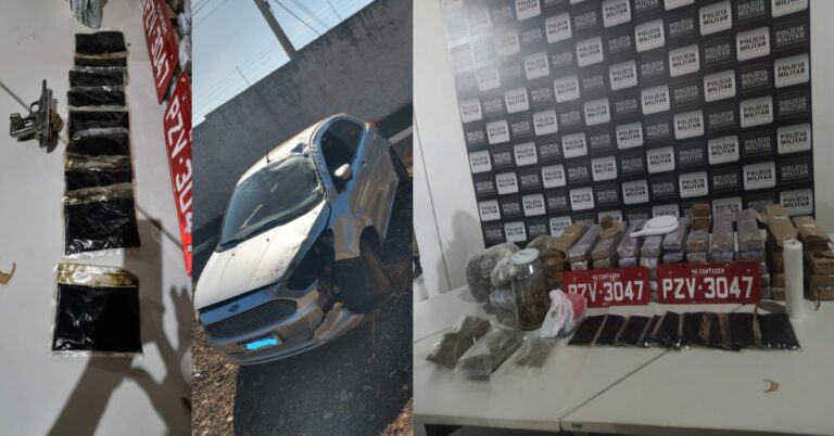 POLÍCIA MILITAR APREENDE GRANDE QUANTIDADE DE DROGAS EM ITUIUTABA