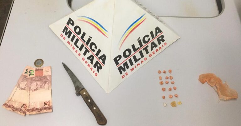 POLÍCIA MILITAR APREENDE CRACK EM IPIAÇU