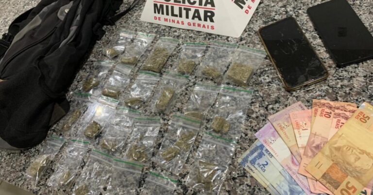 POLÍCIA MILITAR APREENDE MACONHA EM MONTE ALEGRE DE MINAS