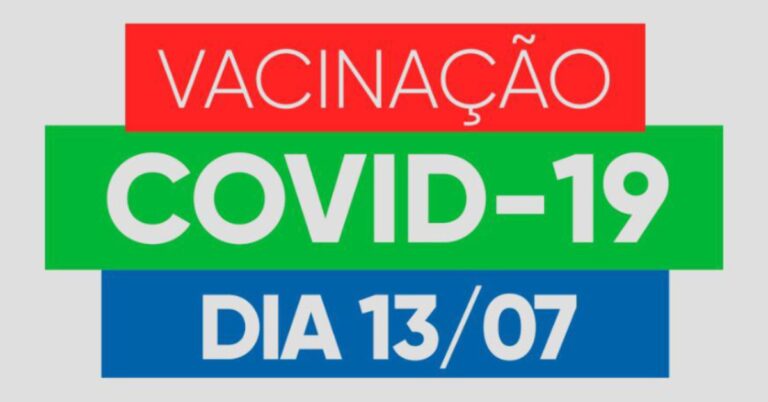 Covid-19: confira calendário e saiba quem poderá se vacinar nesta terça (13)