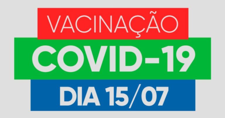 Covid-19: confira calendário e saiba quem poderá se vacinar nesta quinta (15)