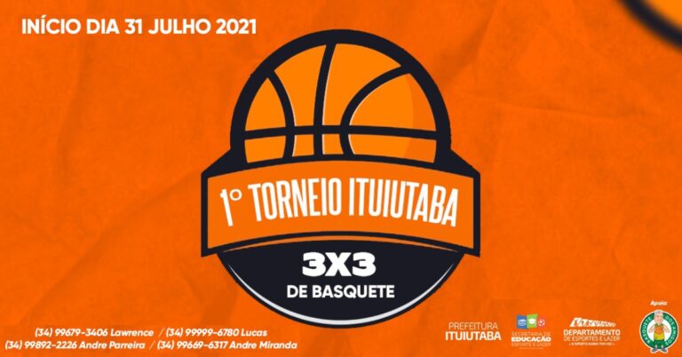 Ginásio Municipal será palco do 1º Torneio de Basquete 3×3 de Ituiutaba