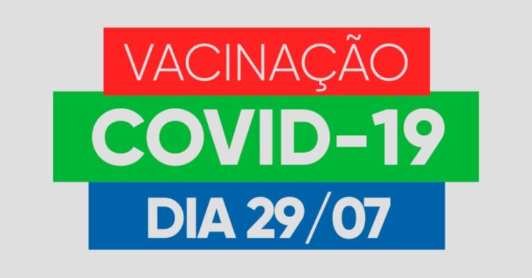 Covid-19: confira calendário e saiba quem poderá se vacinar nesta quinta (29)