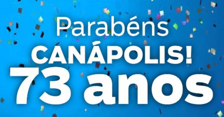 Canápolis 73 anos