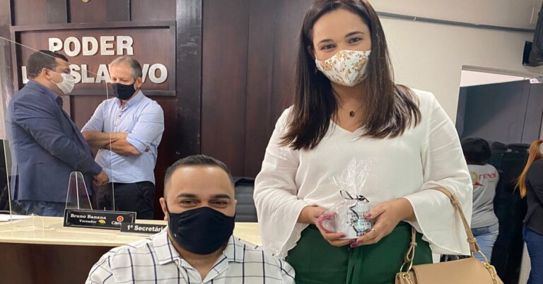 RECONHECIMENTO POR PARTE DO VEREADOR BRUNO BANANA PELO TRABALHO PRESTADO PARA PESSOAS COM DEFICIÊNCIA