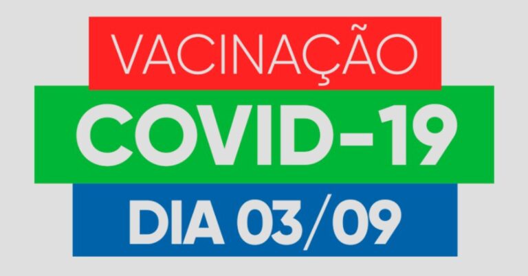 Covid-19: confira calendário e saiba quem poderá se vacinar nesta sexta-feira (3)