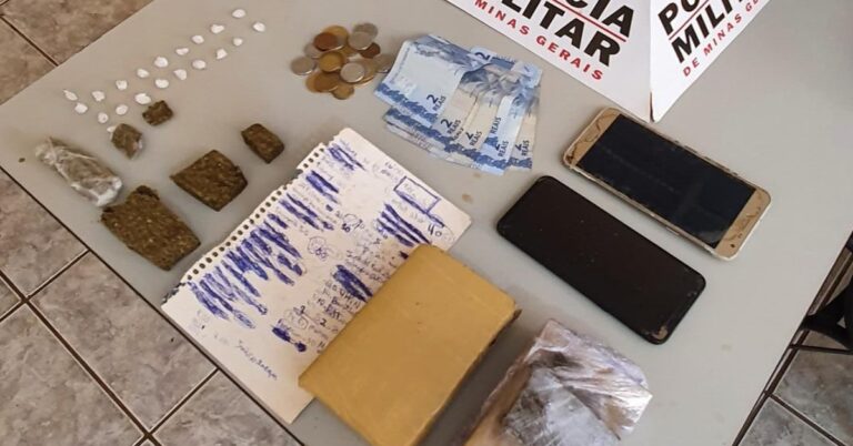 POLÍCIA MILITAR APREENDE BARRAS DE MACONHA E PEDRAS DE CRACK EM ITUIUTABA