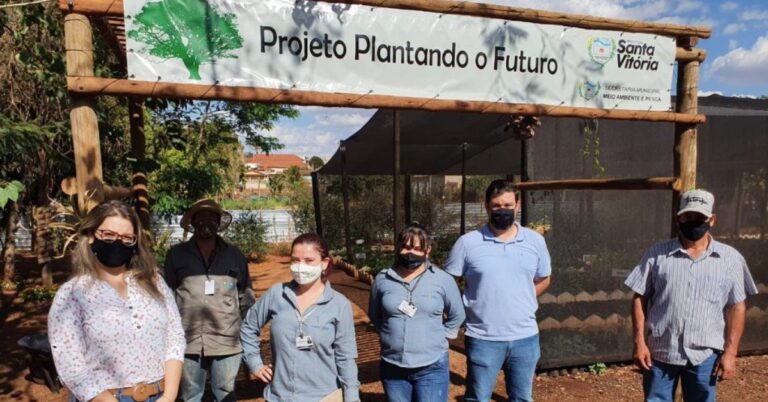 Secretaria de Meio Ambiente e Pesca se reúne com representantes da área ambiental da usina Santa Vitória Açúcar e Álcool