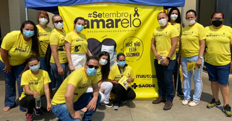 Ações da Campanha Setembro Amarelo seguem em Ituiutaba