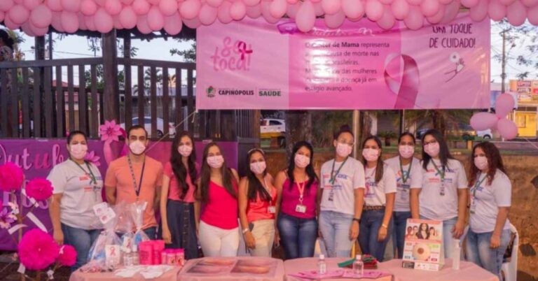 Outubro Rosa – ação de conscientização é realizada em Capinópolis