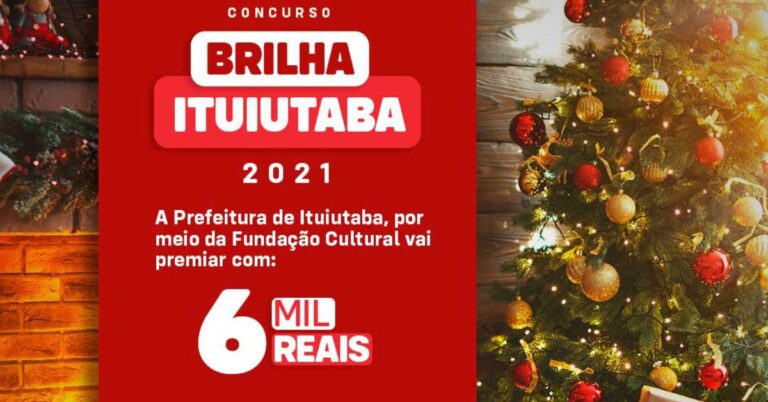Prefeitura de Ituiutaba premiará comércio mais bem decorado para o Natal com seis mil reais
