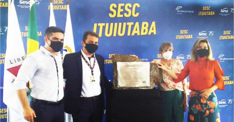 Paper – Pedra Fundamental das futuras instalações da unidade do Sesc em Ituiutaba é inaugurada