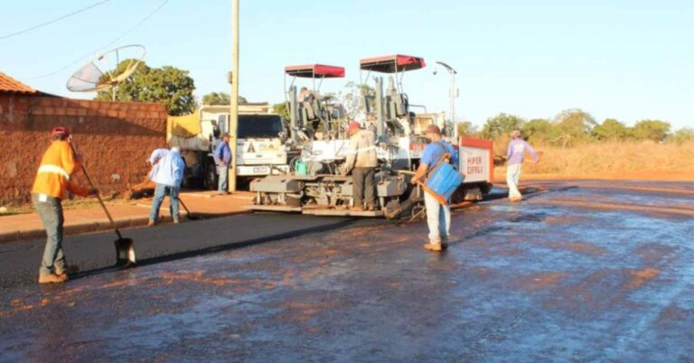 Prefeitura inicia preparativos para pavimentação asfáltica de novas vias em Santa Vitória