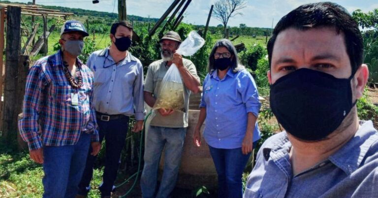 Secretários de Meio Ambiente e Agricultura visitam PA Dom Mauro para troca de conhecimentos
