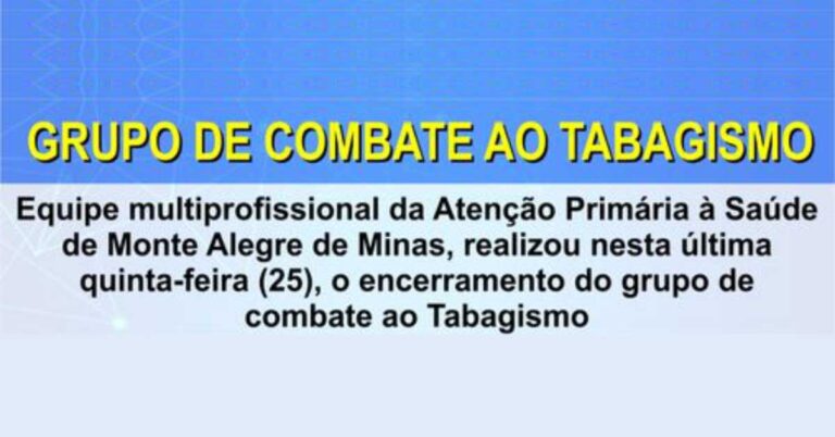 Cuidados com a saúde continuam em Monte Alegre de Minas