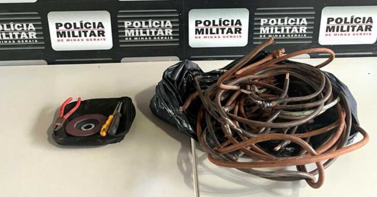POLÍCIA MILITAR PRENDE AUTOR DE FURTO DE FIOS DOIS DIAS SEGUIDOS EM ITUIUTABA