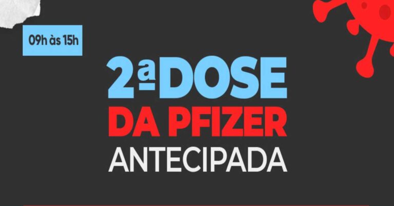 Vacinados com Pfizer entre 16 e 19 de novembro terão antecipação da segunda dose nos próximos dias