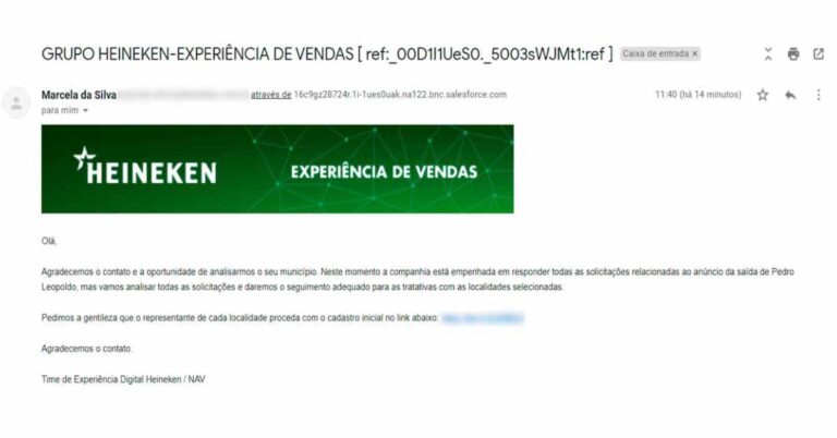 Heineken responde requerimento de Renato Moura, que solicita para que empresa instale em Ituiutaba