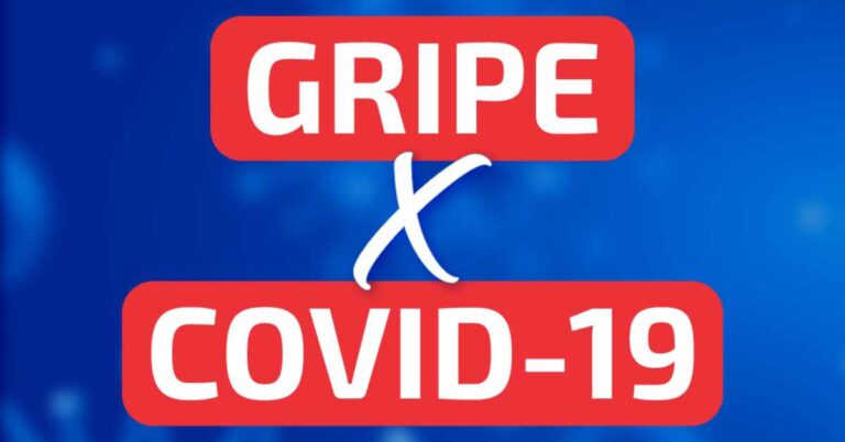 Saiba diferenciar os sintomas da gripe e da Covid-19