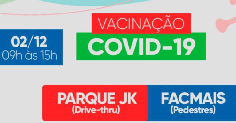 Covid-19: confira calendário e veja quem poderá se vacinar nesta quinta-feira (2)