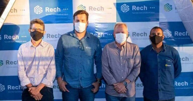 SANTA VITÓRIA SE FEZ REPRESENTAR NA INAUGURAÇÃO DE UNIDADE DO GRUPO RECH EM UBERLÂNDIA