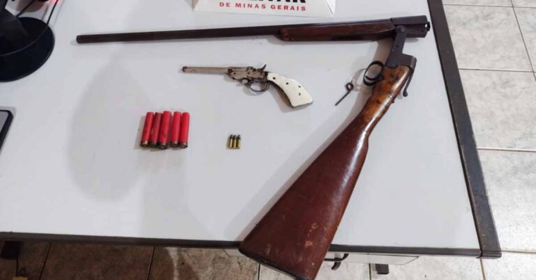 POLÍCIA MILITAR PRENDE AUTOR POR PORTE ILEGAL DE ARMA DE FOGO