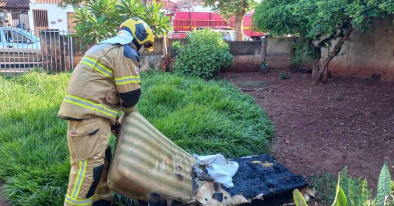 Bombeiros atendem ocorrência de princípio de incêndio em Ituiutaba