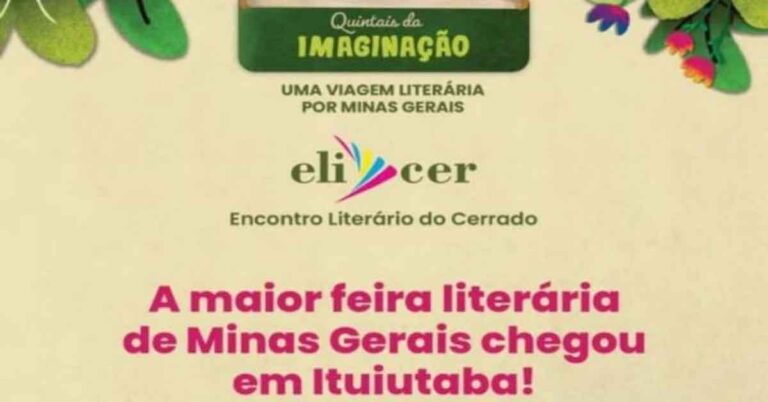 Ituiutaba recebe primeira edição do encontro literário do cerrado de 2 a 7 de maio