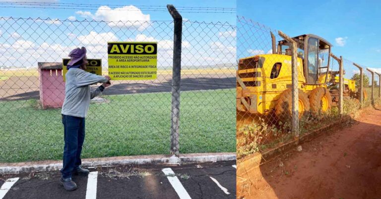 Prefeitura de Ituiutaba realiza intervenções solicitadas pela ANAC em parceria com o Aeroclube