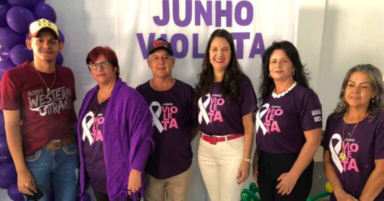 Santa Vitória – Secretaria de Desenvolvimento Social realiza Campanha Junho Violeta