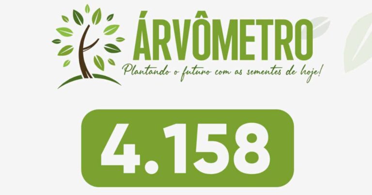 Árvômetro: 4.158 árvores foram plantadas em Ituiutaba desde o início de 2021