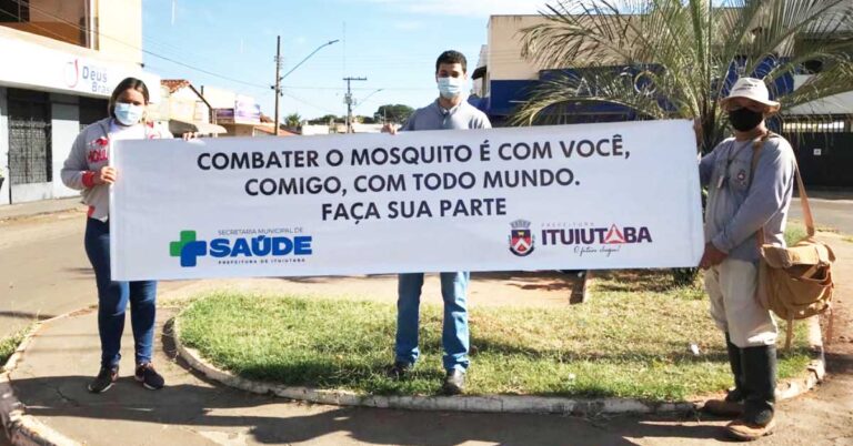 Equipe de Educação em Saúde realiza ação de conscientização em comércios do Bairro Alcides Junqueira