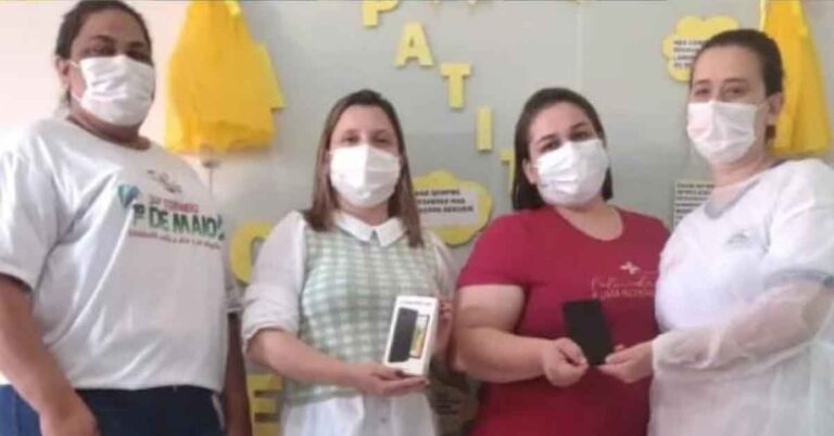 <strong>AGENTES DE SAÚDE USAM TABLET NAS VISITAS RESIDENCIAIS EM GURINHATÃ</strong>