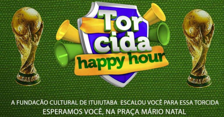 <strong>Torcida Happy Hour transmitirá jogo entre Brasil e Croácia na Praça Mário Natal</strong>