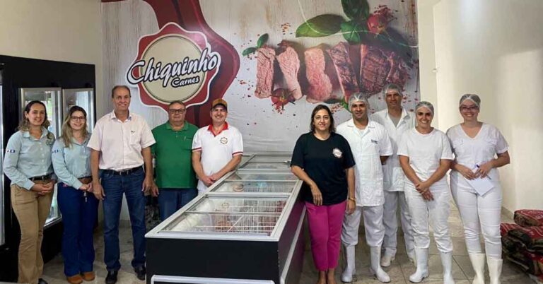 Estabelecimento Chiquinho Carnes no Município de Santa Vitória-MG recebe consultoria gratuita ofertada pelo Ministério da Agricultura e Abastecimento-MAPA