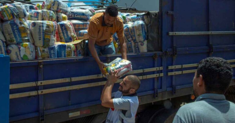 FIEMG doa mais de 16 mil cestas básicas através da Campanha SOS Chuvas