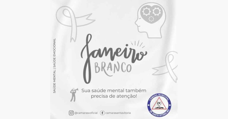 Janeiro Branco – Mês de Conscientização sobre a saúde mental