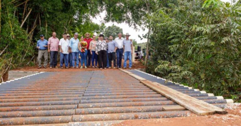 Ponte no Ribeirão São Jerônimo foi inaugurada