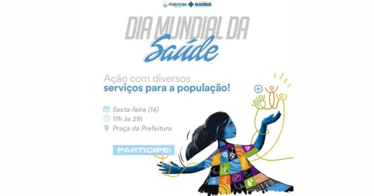 Diversos serviços estarão disponíveis em comemoração do Dia Mundial da Saúde; confira